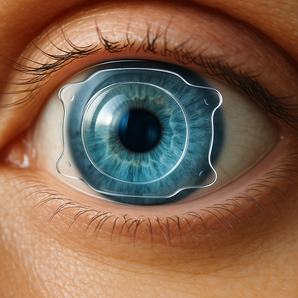 A close-up artistic representation of a transparen